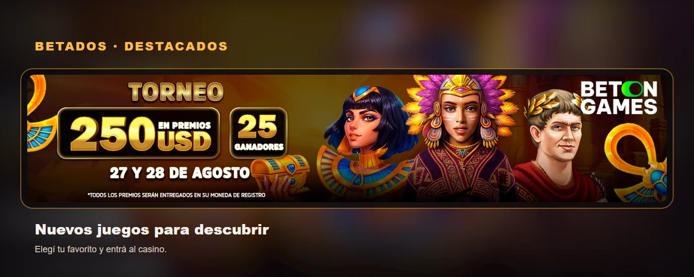 Nuevos juegos BetOnGames